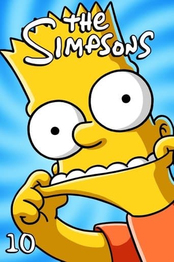 The Simpsons Season 10 poster